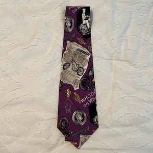 Circa 1994 Nicole Miller Silk Harley Davidson Tie